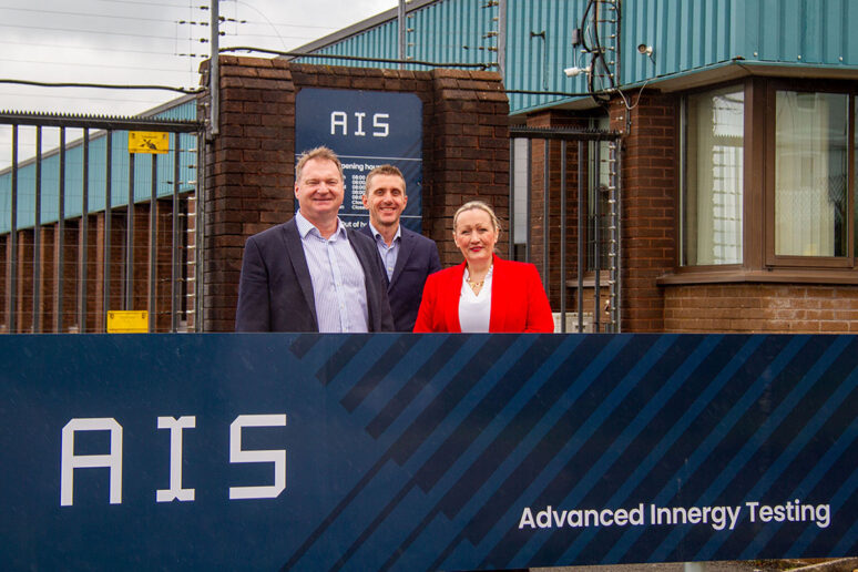 battery testing facility visit by Welsh Government